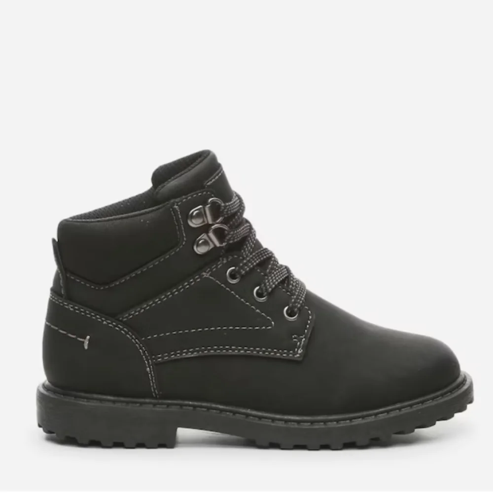 NIB Leon Boot Black Crown Vintage Size 13 Youth